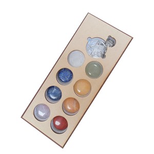 Chakra Disc Pentagram Pendulum 8 Pcs Set
